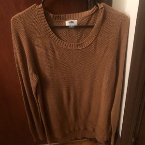 Brown old navy sweater
